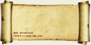 Aleksa Osmanagić vizit kartica